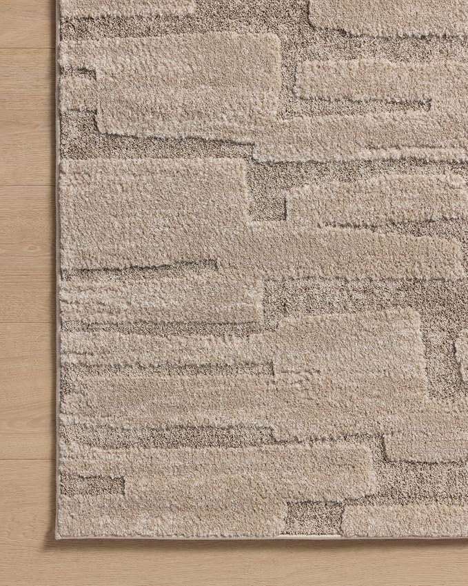 Loloi Amber Lewis Monty Collection MOT-04 Taupe/Beige 11'-6" x 15', .50" Pile - Image 6