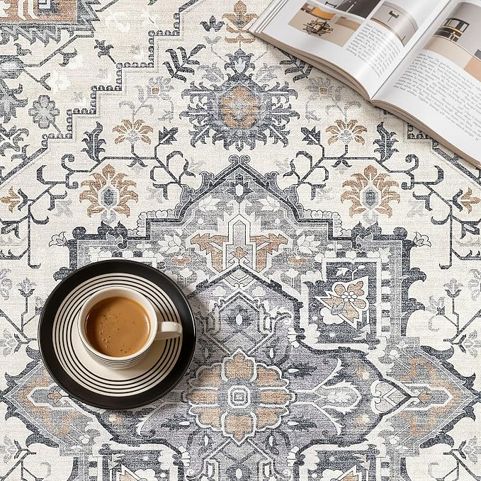 UERMEI 10x12 Area Rug Living Room Rugs - Image 8