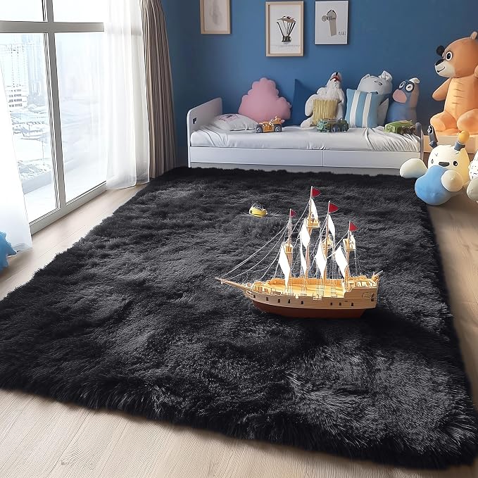 OLANLY 5x6 Area Rugs for Living Room Bedroom, Machine Washable Soft Fluffy - Image 8
