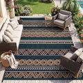MontVoo Outdoor Rug Carpet Waterproof-Patio Rug Mat 5x8 Reversible RV Outdoor by MontVoo