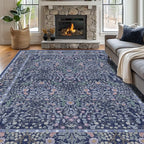 4x6 Area Rug for Bedroom Beside Rug, Laundry Room, Washable Non-Slip Low Pile - Image 3