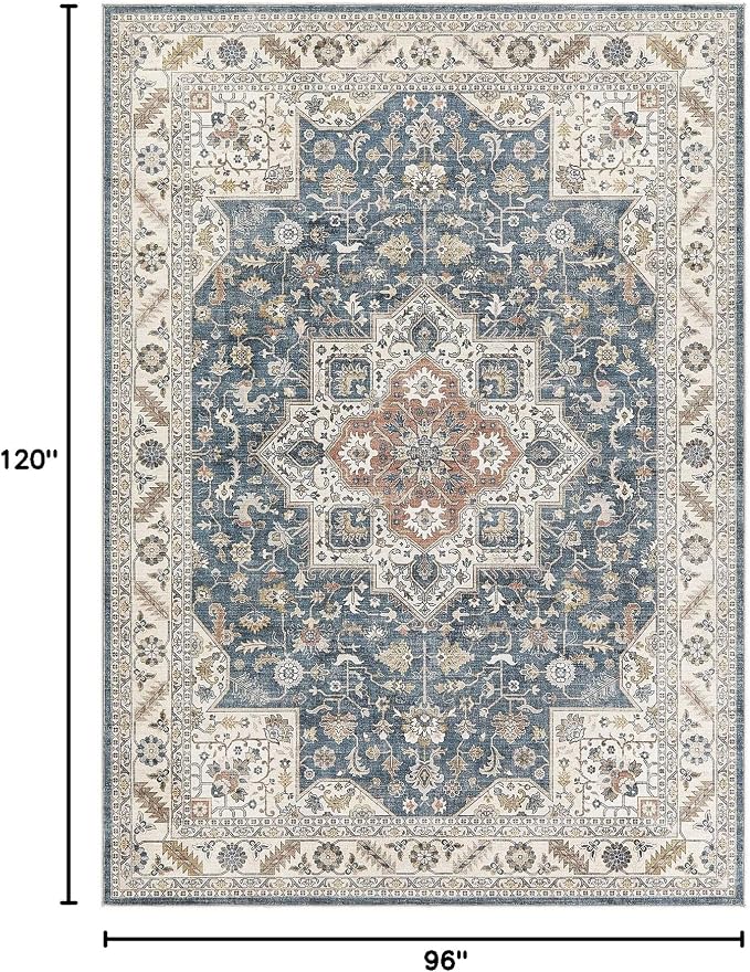 Vintage Living Room Area Rug 8x10 - Image 2