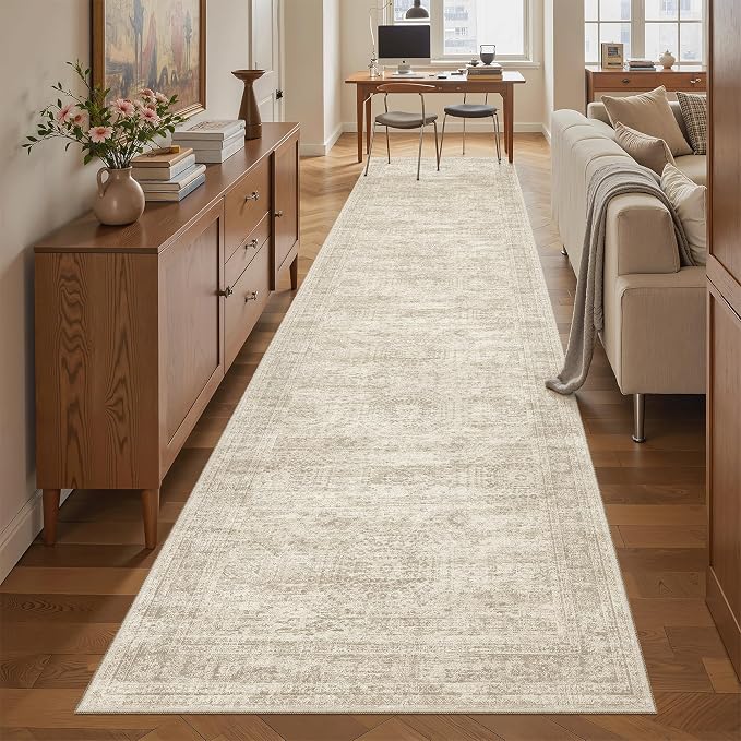 Soalmost Runner Rug 2'6" x 10' Washable Non-Slip Runner Rugs - Image 2