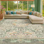 Boho Dining Room Rugs for Under Table 9x12 - Image 8