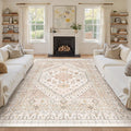 zesthome 8x10 Area Rugs for Living Room, Non-Slip Backing Washable Rugs by Zesthome