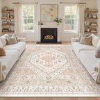 zesthome 8x10 Area Rugs for Living Room, Non-Slip Backing Washable Rugs by Zesthome