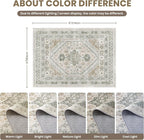 zesthome 6x9 Area Rug, Super Soft Washable Rugs - Image 2