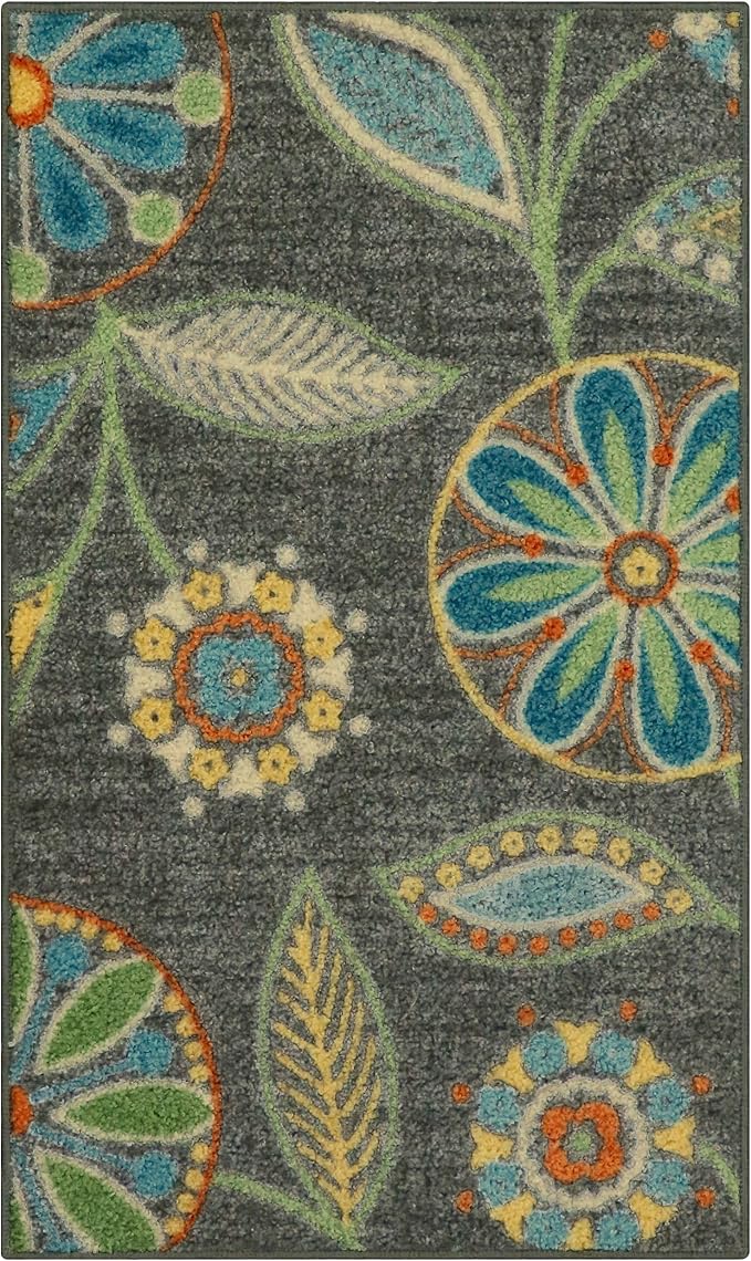 Maples Rugs Reggie Floral Kitchen Rug by MaplesRugs