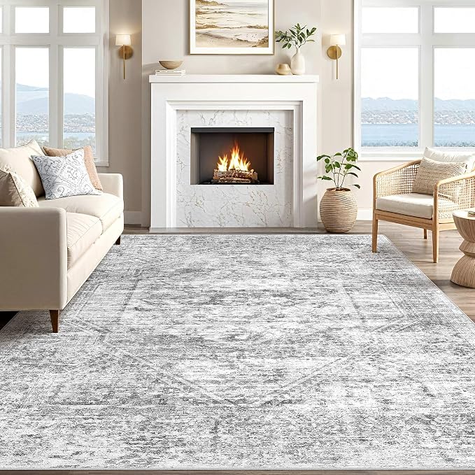 Vintage Living Room Area Rug 5x7 - Image 5