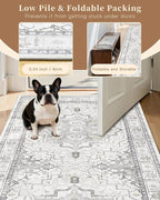 Madane Runner Rugs for Hallway 2x10 Long Washable Non-Slip Hallway Runner Rug - Image 6