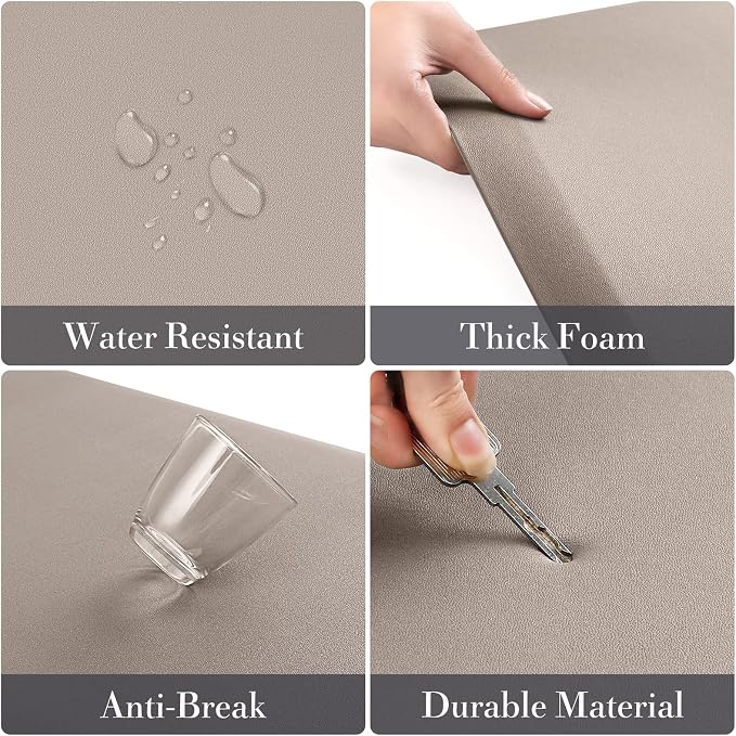 HappyTrends 2 PCS Kitchen Mat Cushioned Anti-Fatigue Floor Mat, Heavy Duty - Image 6