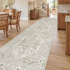 Madane 3x12 Hallway Runner Rug, Non Slip Washable 12ft Runner by Madane