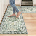 GENIMO Kitchen Rugs Non Slip Washable, Cushioned Standing Mat, Kitchen Runner by GENIMO