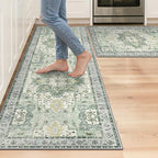 GENIMO Kitchen Rugs Non Slip Washable, Cushioned Standing Mat, Kitchen Runner by GENIMO