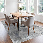 5x7 Washable Area Rug – Modern Neutral Abstract Rug - Image 8