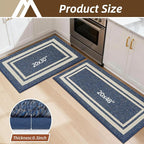 COSY HOMEER Kitchen Rugs Non-Slip 20x30/20x48 Inch Thick Polypropylene Standing - Image 8