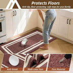 COSY HOMEER Kitchen Rugs Non-Slip 24x35/24x60 Inch Thick Polypropylene Standing - Image 5