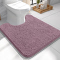 OLANLY Toilet Rugs U-Shaped 24x24, Extra Soft Absorbent Chenille Contour by OLANLY