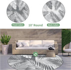 GENIMO Outdoor Rug 10' Round Waterproof - Image 2