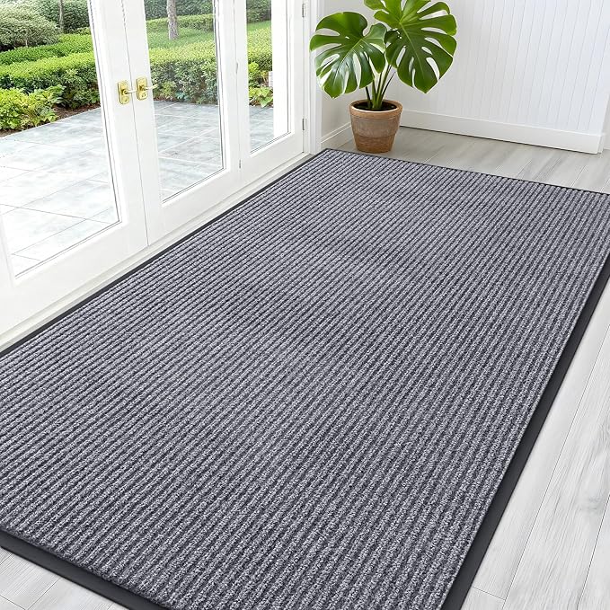 OLANLY Front Door Mat Indoor Outdoor Entrance, Waterproof Heavy Duty Doormat by OLANLY
