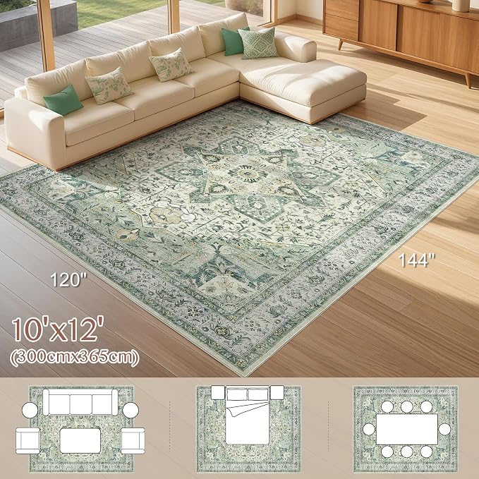 Tortania Area Rug Living Room Rugs - Image 8