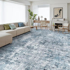 Soalmost 10x14 Area Rugs for Living Room, Non Slip Machine Washable Vintage Rugs - Image 2