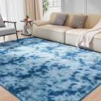 Ultra Soft Rug for Living Room, 8X10 Fluffy Shag Area Rug for Bedroom, Modern - Image 4