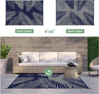 GENIMO Outdoor Rug 4' x 6' Waterproof - Image 2