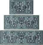 Sofort Kitchen Rugs Set of 3, Botanical Non Slip Washable Kitchen Mats - Image 7