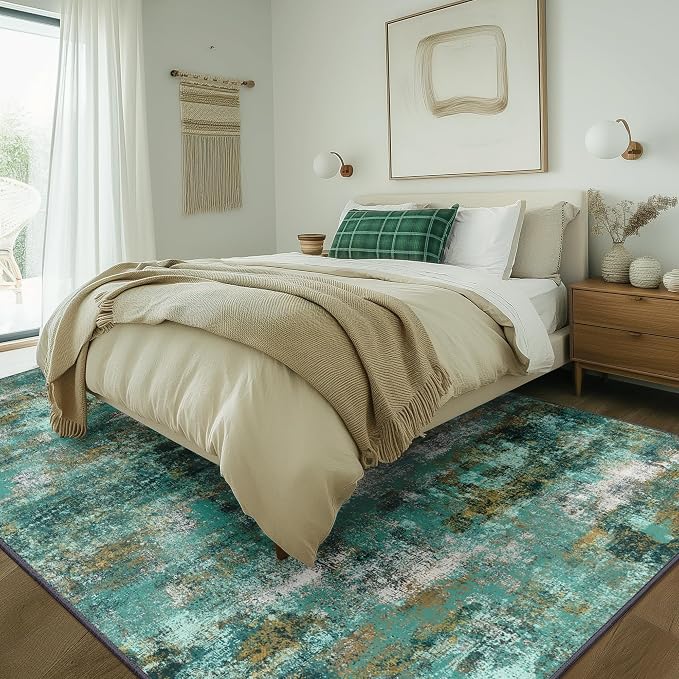 BEIMO Area Rugs 6x9 for Living Room Bedroom, Modern Abstract Machine Washable - Image 5