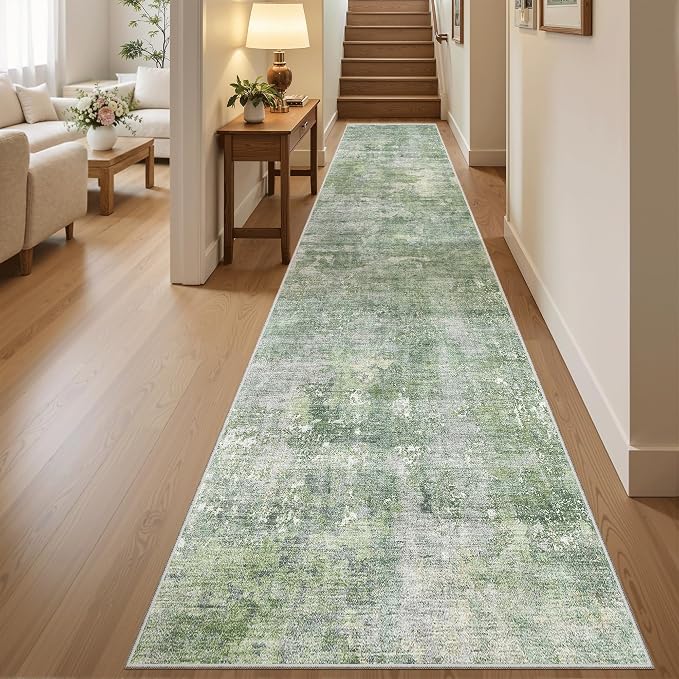 Soalmost Runner Rug 2x10 Washable Non-Slip Hallway Runner Rugs - Image 2