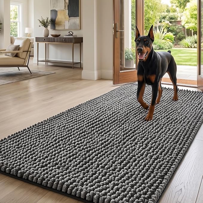 EHEYCIGA Super Absorbent Dog Door Mat by EHEYCIGA