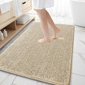 OLANLY Large Bathroom Rugs 59x35, Extra Soft Absorbent Chenille Bath Rugs by OLANLY