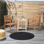 Nourison Home Nourison Essentials Black 4' x Round Area Rug - Image 4