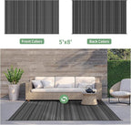 GENIMO Outdoor Rug for Patio Clearance, Lightweight Waterproof RV Camping Mat - Image 4