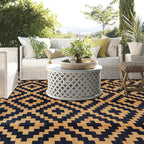 SAND MINE Reversible Mats, Plastic Straw Rug, Modern Area Rug, Large Floor Mat - Image 6