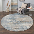 BEIMO Round Rugs 5ft for Living Room Bedroom, Modern Abstract Machine Washable by BEIMO