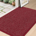 BEQHAUSE Dirt Trapper Door Mat 32" x 48", Non-Slip Washable Doormats Entrance by BEQHAUSE