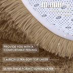 OLANLY 2x3 Machine Washable Small Bedside Rug, Soft Fluffy Shaggy Entryway - Image 8