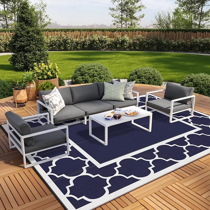 GENIMO 10' x 14' Outdoor Rug Waterproof by GENIMO
