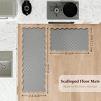 Arenarug Upgrade Scalloped Embossed Kitchen Mats - Image 2