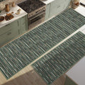 Kitchen Rugs Sets of 2-Non Slip Kitchen Mats by BSICPRO