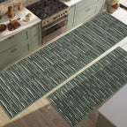 Kitchen Rugs Sets of 2-Non Slip Kitchen Mats by BSICPRO