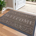 OLANLY Welcome Door Mat Indoor Outdoor Entrance, Heavy Duty Sturdy Front Door by OLANLY
