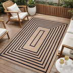 Tangsoo Easy Jute Area Rug 4x6 Washable Rug - Image 2