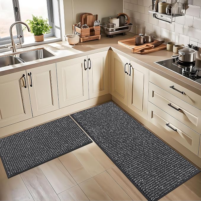 BEQHAUSE Kitchen Rugs 24"x36", Non-Slip Kitchen Mats - Image 8
