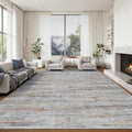 8x10 Area Rugs for Living Room, Modern Abstract Non-Slip Backing Washable Rugs by Unknown
