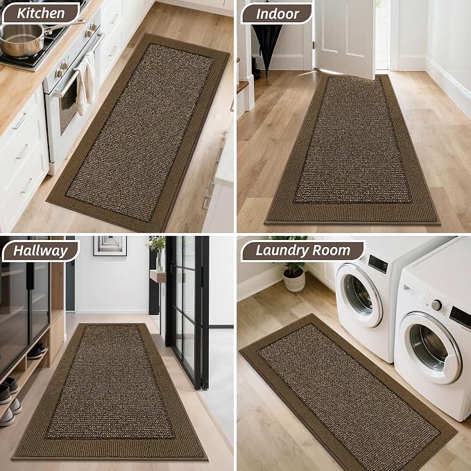 BEQHAUSE Indoor Door Mat 20" x 48", Dirt Trapper Door Mats Non-Slip Entryway - Image 8