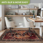 48"x60" Office Chair Mat for Hardwood Tile Floor, Under Desk Carpet Protector - Image 4