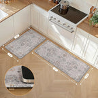 GENIMO Kitchen Mats for Floor 2PCs, Washable Anti Fatigue Mat for Cushioned - Image 2
